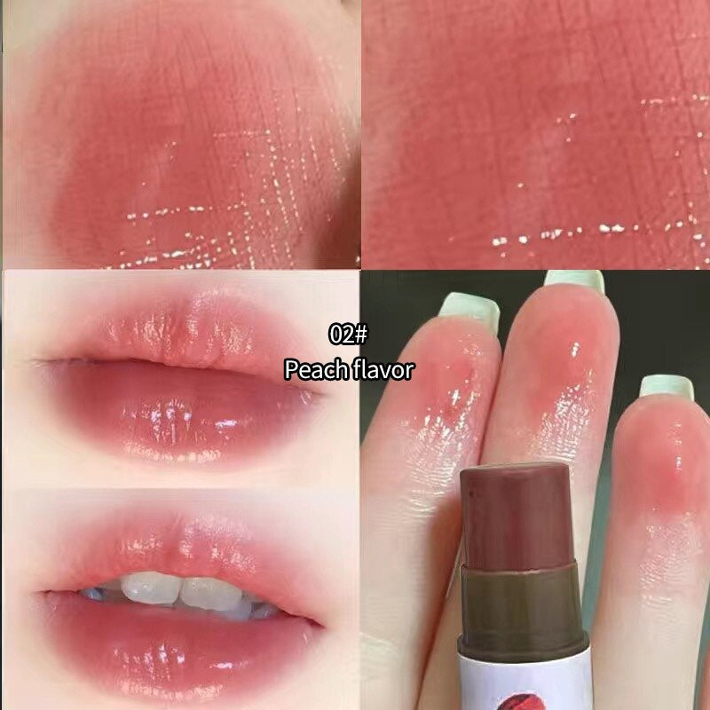 Fruity Lip Balm Moisturizing Nourishing Lip Gloss Natural Temperature Change Color Lipstick Cheap Makeup Cosmetics Lip Skin Care